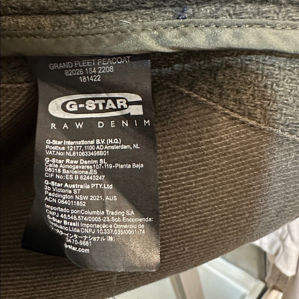 G-Star Dark Green Pea Coat - Picture 11 of 11